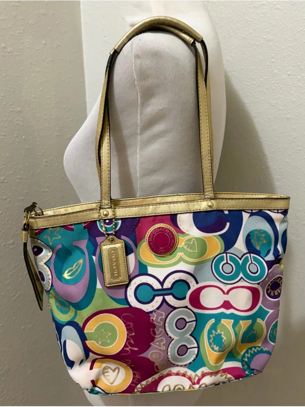 Coach | Bags | 22 Y2k Coach Poppy Graffiti Glam Tote | Poshmark